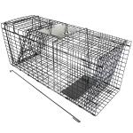 24x7x8'' Folded Live Cat Trap Cage Humane Large Live Animal Cage