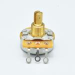 24mm CTS Style Metal Shaft 15.5mm B500k Rotary Guitar Potentiometer