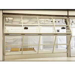 Wholesale Aluminum Hydraulic Power Compact Dual Panel Horizontal lift Bi-folded Toughened Glass Commercial Door from china suppliers