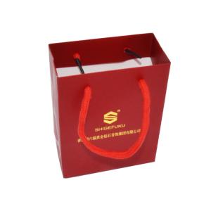 Wholesale Matt Lamination Custom Paper Shopping Bags Jewelry Carry Packaging from china suppliers