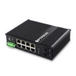 8 Port Industrial POE Switch 8*10/1000mbps POE Port+2*10/100/1000mbps SFP Port