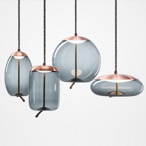 Wholesale Decorative D30*14.5CM Kitchen Glass Modern Pendant Light from china suppliers
