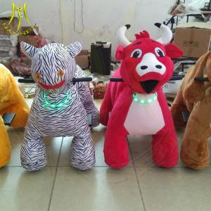 Wholesale Hansel amusement park walking motorized plush riding animal kiddie rides from china suppliers