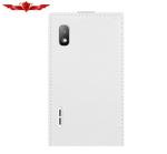 Genuine LG E612 Optimus L5 Flip Leather Cases 100% Real Leather Good Quality