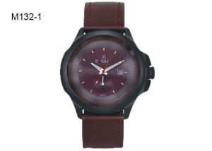 Wholesale BARIHO Men's Quartz Watch With Gift Box Leather Band Jewelry Watch M132 from china suppliers