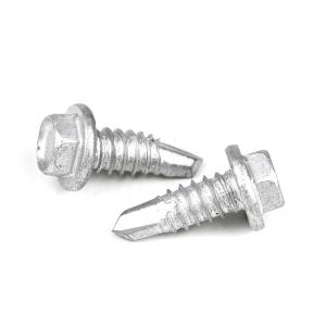 Wholesale Stainless Steel Hex Washer Head Self Tapping Screws for Easy Metal Sheet Installation from china suppliers