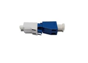Wholesale Fiber Optic Attenuator Single Mode LC Input / Output Form Blue color from china suppliers