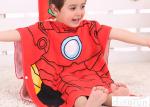 Cute Animal Hooded Poncho Towels For Children Cotton / Polyester Material