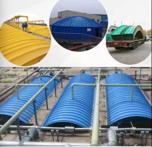 Wholesale Professional Sewage Pool Grp FRP Cover Plate Gas Collecting Hood FRP Cover from china suppliers