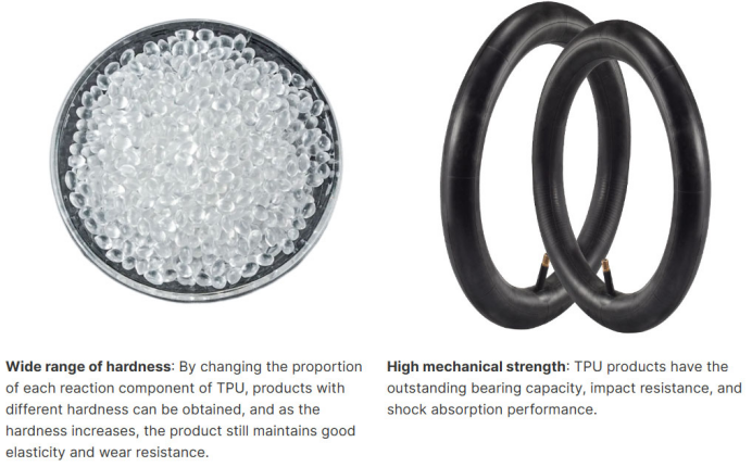 Anti Yellowing TPU For HFFR Wires Cables Via Injection And Extrusion Molding