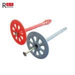 60mm Diameter Plastic Insulation Anchors With Steel Nail