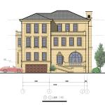 Prefabricated Villa Design Steel Frame House Villa With Garage Light Steel