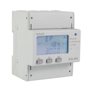 Wholesale RS485 / Modbus-RTU 154~264Vac Din Rail Energy Meter ADL400 from china suppliers