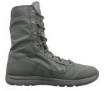 Mens Tachyon 8" Military Boots Soft Black Cow Leather Slip - Resistant Outsole