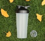 700ml BPA FREE Protein Shaker Bottles Cup With Wire Whisk Balls