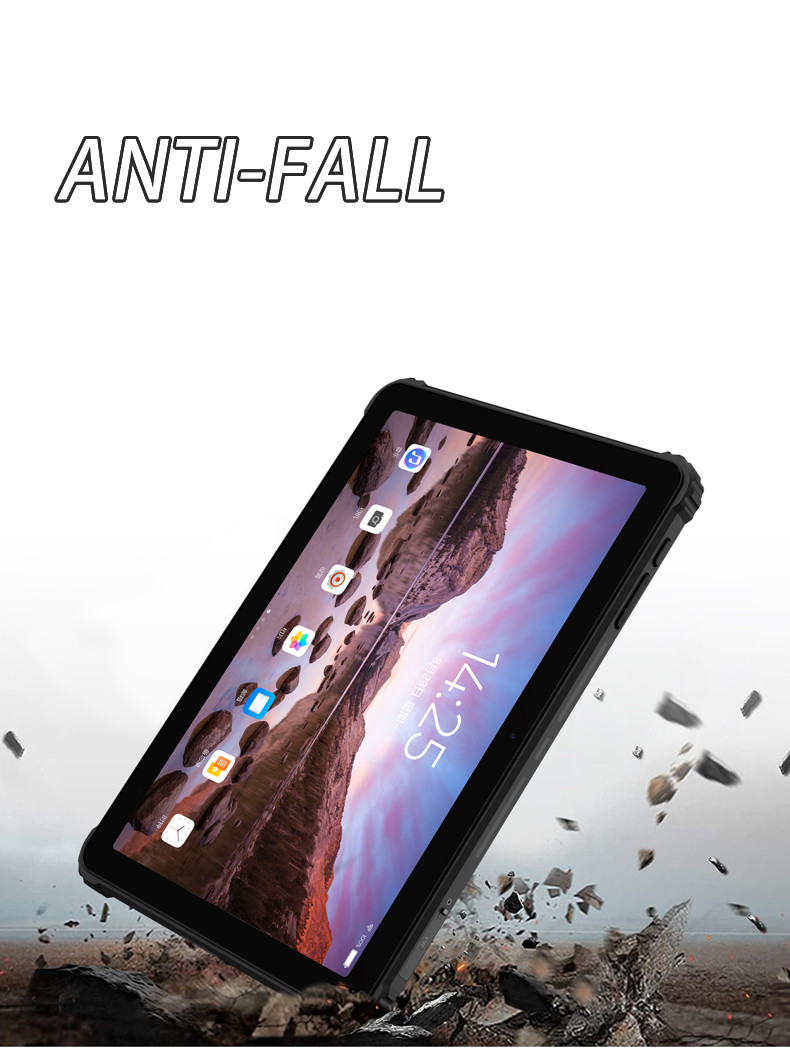 10.1" IP68 Waterproof Rugged Tablet Window Android PC Dustproof Shockproof Wifi 4G