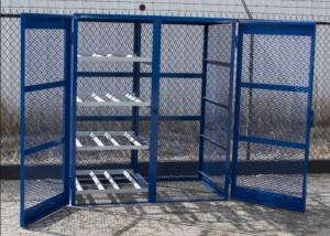 Wholesale Different Sizes Fuel Storage Cage , Durable Gas Canister Cage Anti Theft from china suppliers