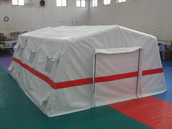 Traditional White Hospital Color Inflatable Tent , 0.65mm PVC Inflatable