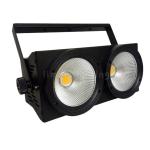 2 Eyes Warm White Cool White 2in1 LED COB Blinder 2x100W Wash Par Light