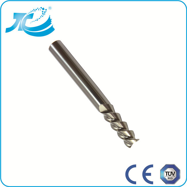 2 / 3 Flute Radius Cutter End Mills For Aluminum 92.5-94.0 HRA 38-42°