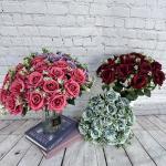 Ice Heart Corner rose artificial flower wedding festival scene decoration