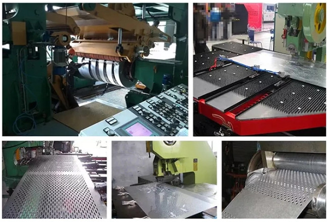 Titanium Hot Dipped Galvanized 60% Opening Metal Perforated Sheet