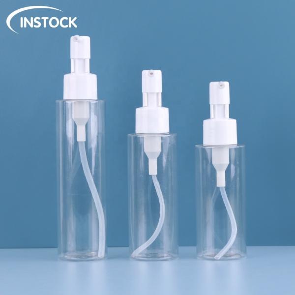 100ml 120ml 150ml White Transparent PET Toner Bottle For Cosmetics Emulsion
