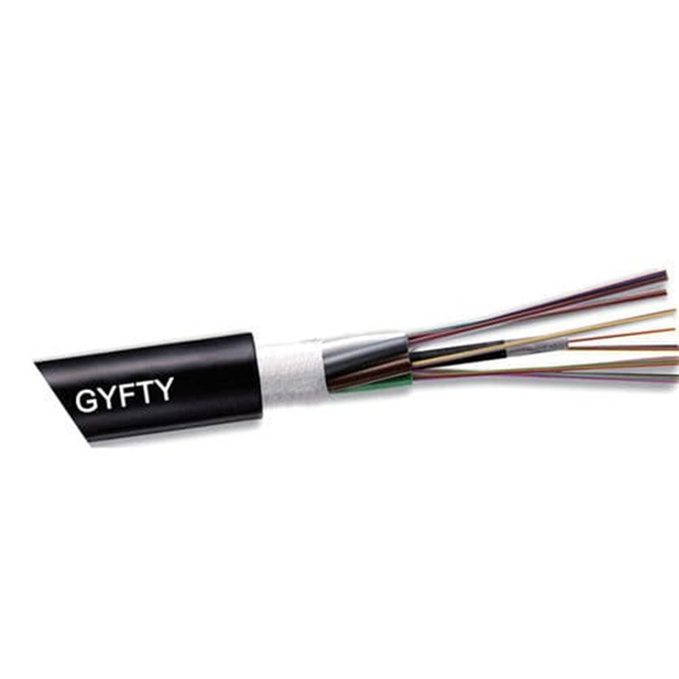 Flame retardant GYFTY Fiber Optical Cable 2-144 Core Non-metallic for networking