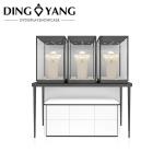 High End Wood Glass Jewelry Display Case Lighting, Showcases Factory Manufacture