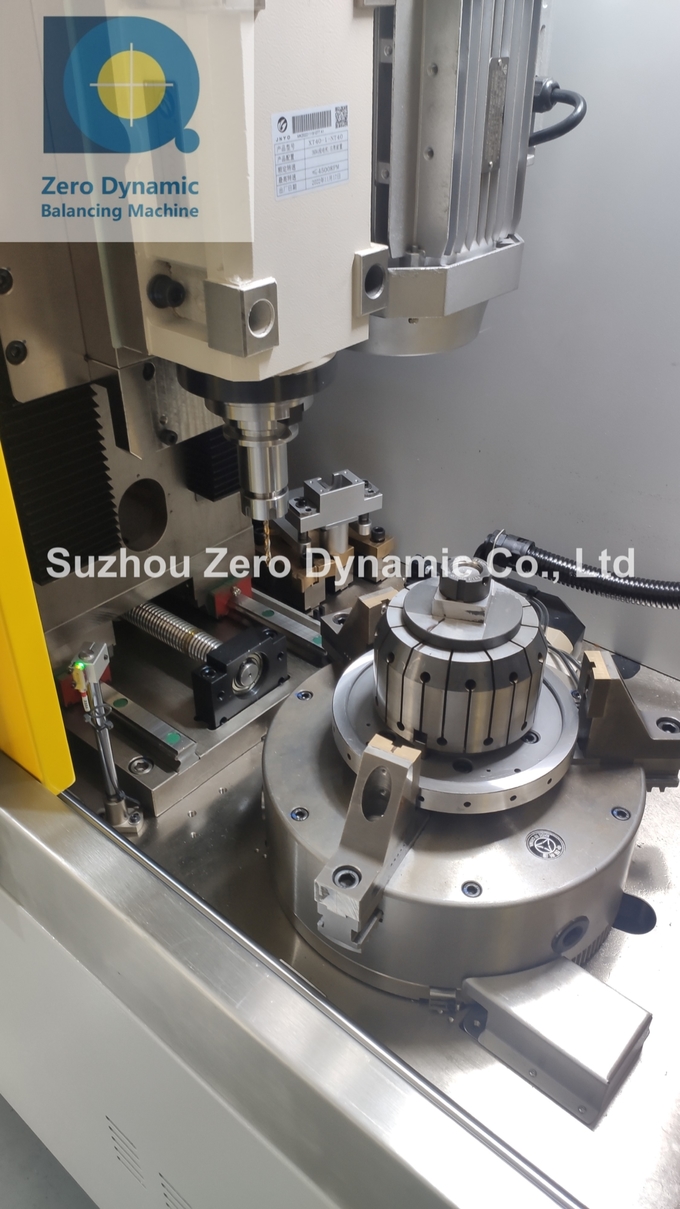 Single Station Automotive Output Gear Automatic Balancing Machine Vertical Single Plane Drilling Correction Balancer