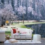 Scenery Interior Wall Stickers,Wallpaper for Bathroom / Windows / Mirrors CL02