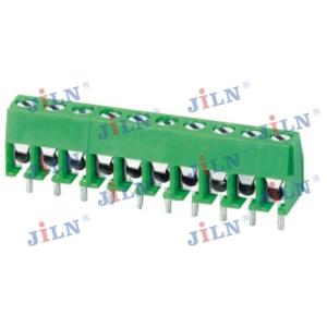Wholesale Green Color 3.96 mm Pitch PCB Screw Terminal Blocks Female JL350 from china suppliers
