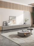 Living Room Cabrini Italian Marble Solid Wood TV Stand 120cm