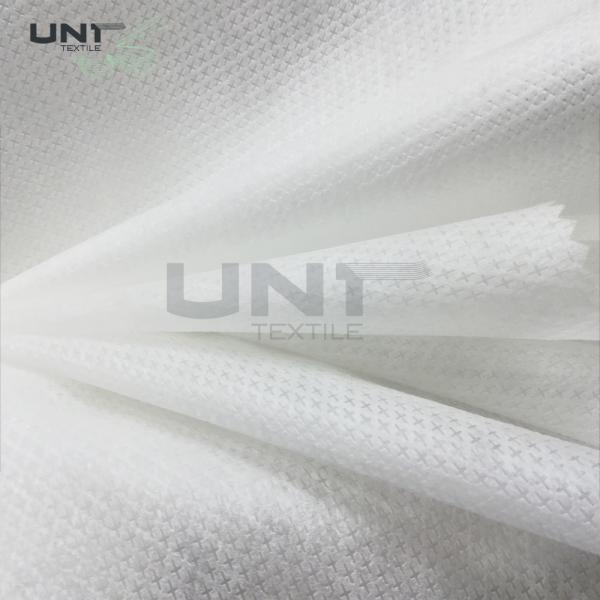 100% Nylon Non Woven Interlining Long Fiber Spunbond Rolls 50gsm Customized