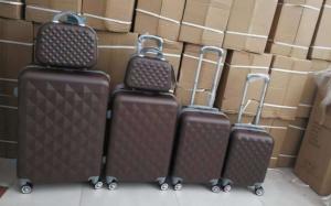 Wholesale Travel Suitcase 20&quot; 24&quot; 28&quot; 4 Wheels ABS PC Suitcase Traveling Set Trolly Bag Luggage Suitcase Manufacturer from china suppliers