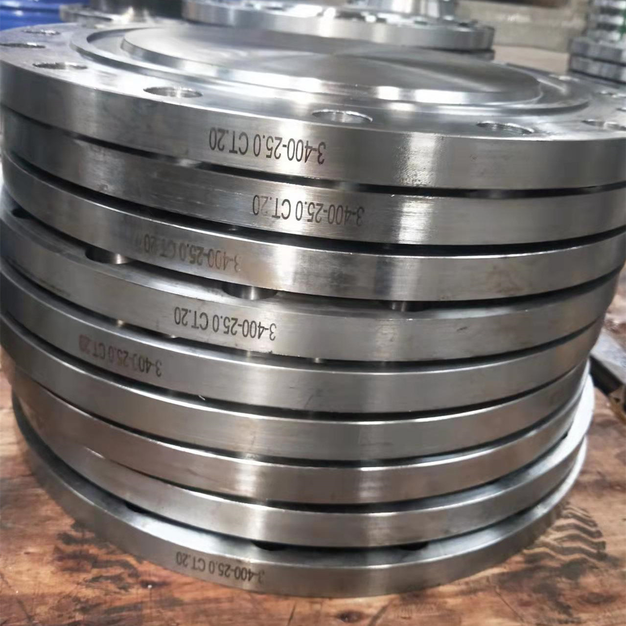 304 SS Weld Neck Flange GOST 300LB 600LB Flat Face Lightly Oiled