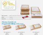 Noodle box, Salad Disposable Packing, Kraft Paper Lunch Box, Disposable Kraft
