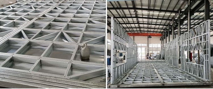Structures AU NZ Standard Light Steel Frame House To Build Luxury Prefabricated Homes
