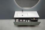 Customized Modern Green and Red Bathroom Vanity Double Sink Bathroom Cabinet