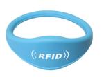 Factory Price Writable Waterproof Passive NFC Bracelet RFID Silicone Wristband ,