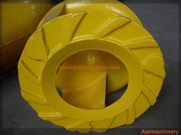 Wear Resistant Centrifugal Slurry Pump Impeller High Chrome cast iron, rubber