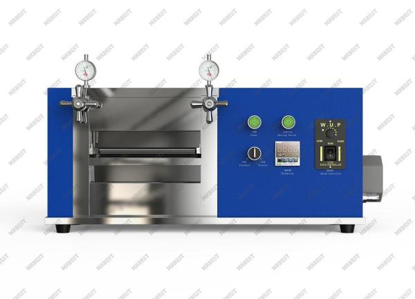 Compact Lithium Battery Calendering Machine 720W Electrode Heat Rolling Press