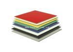 Dustproof 8 Feet Aluminium Composite Curtain Wall Panel PE Coated