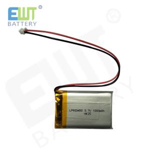 Wholesale Oem Odm Supported Lithium Ion Polymer Battery LP603450 3.7V 1000mAh from china suppliers