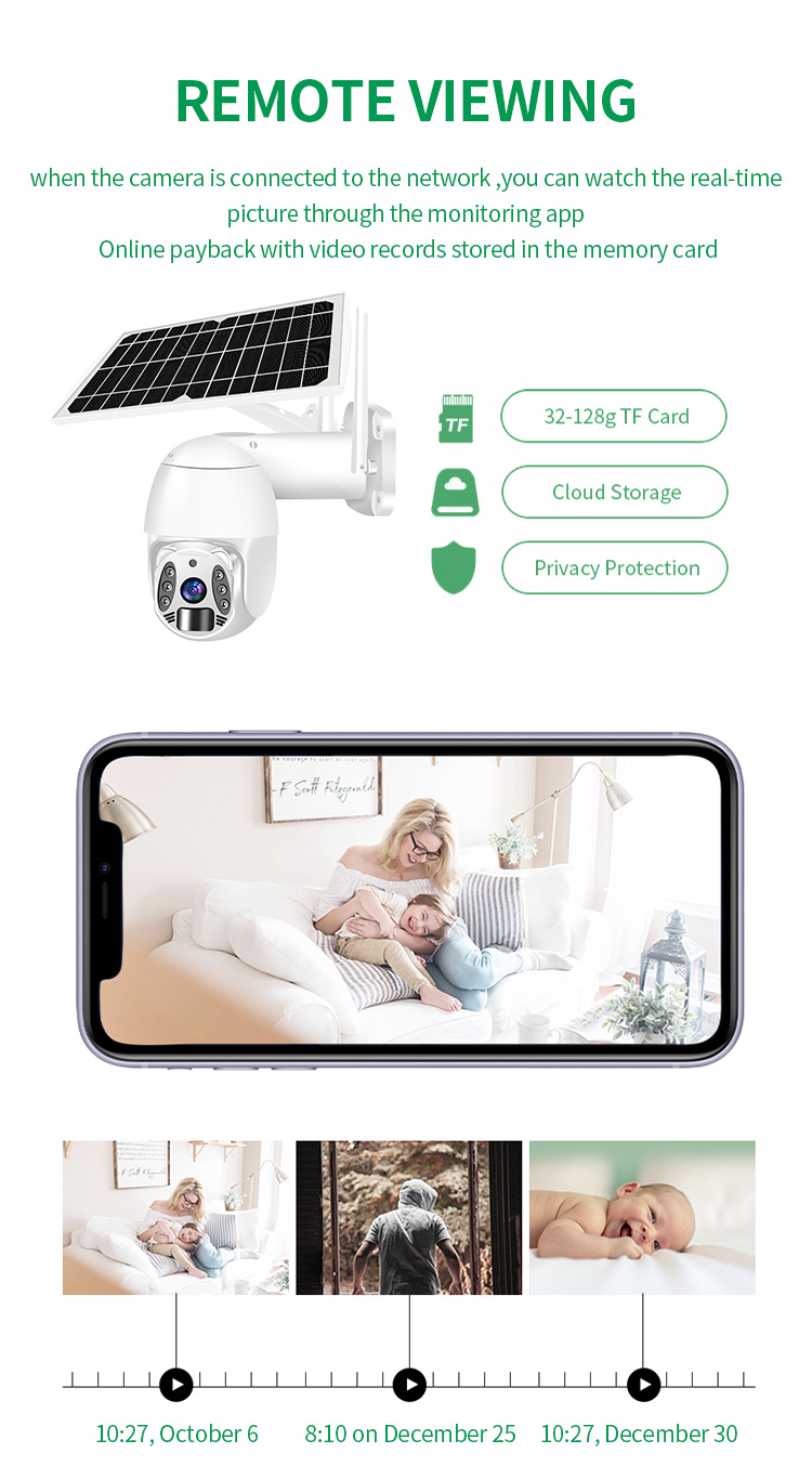 Wireless 3mp Tuya Smartlife App Remote View Hd Cctv Solar Camera 10w Solar Panel Outdoor 4g Ptz 360 Rotation Solar Camera