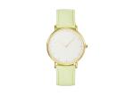 7mm Thickness Style Quartz Ladies Wrist Watches Alloy Genuine Leather Strap 2