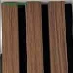 2400*600*21 mm Standard Size Wooden Slats Polyester Fiber Decorative Panel for