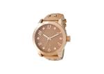 10ATM Quartz Stainless Steel Watch 24mm Genuine Leather Strap Women Usage