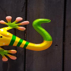 Wholesale Outdoor Metal Lizard Wall Decor Hanging Metal Wall Art Gecko from china suppliers