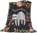 Lightweight 300gsm Plush Printed Flannel Blanket For Hospital